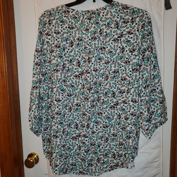 Sonoma XXL floral shirt top blouse NWT - Picture 2 of 9